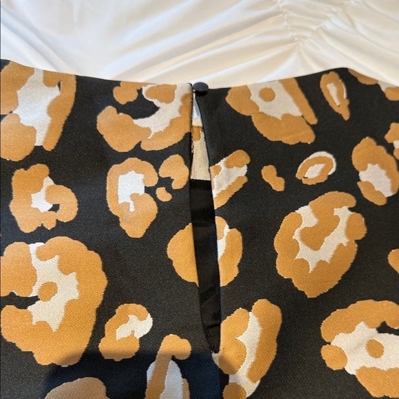 Ann Mashburn Thick Leopard Print Sleeveless Shift Dress L Silk blend lined - Picture 9 of 11